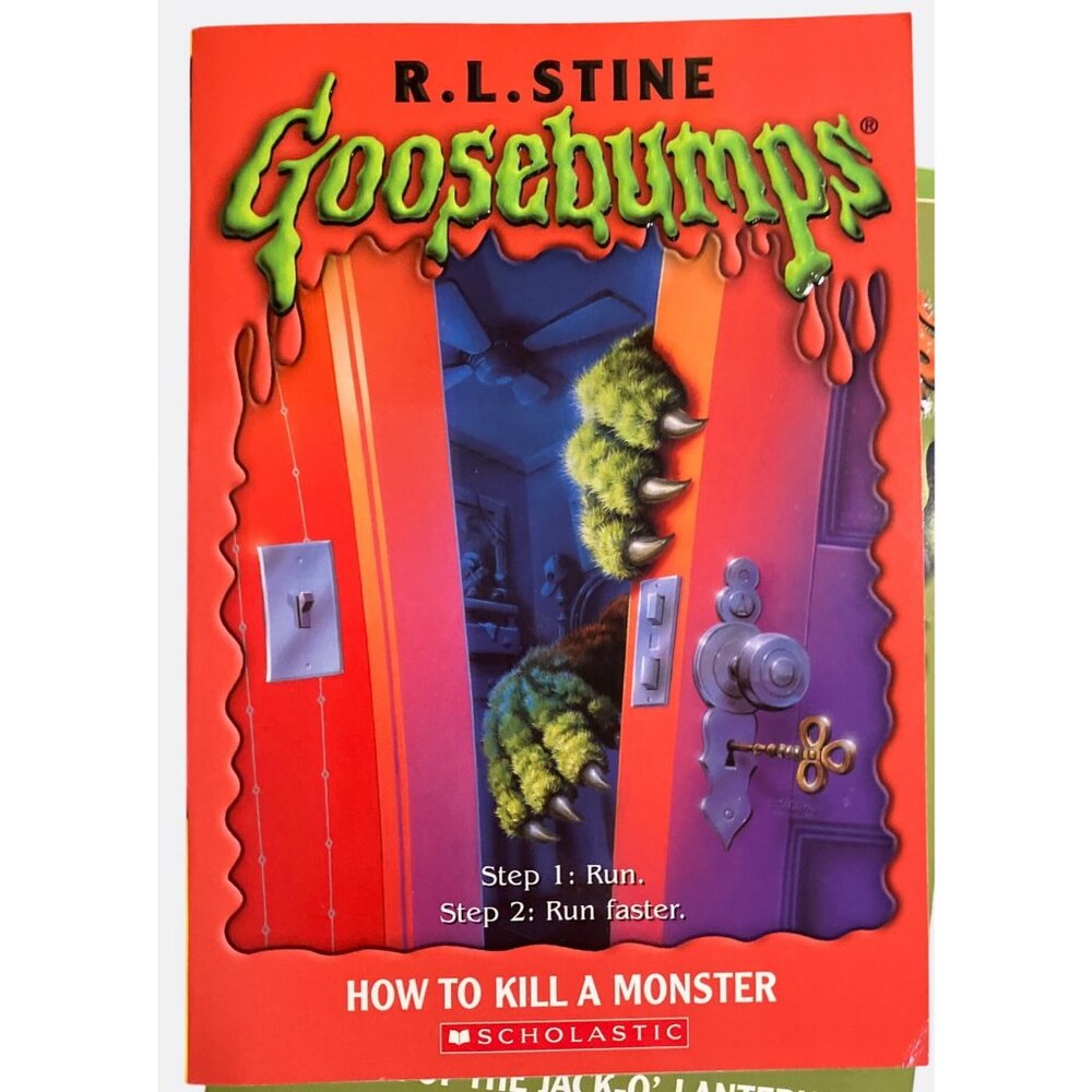 Goosebumps "How To Kill A Monster" By R.L. Stine Scholastic Inc. Paperback Book